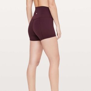 Lululemon High Waisted Spandex Shorts